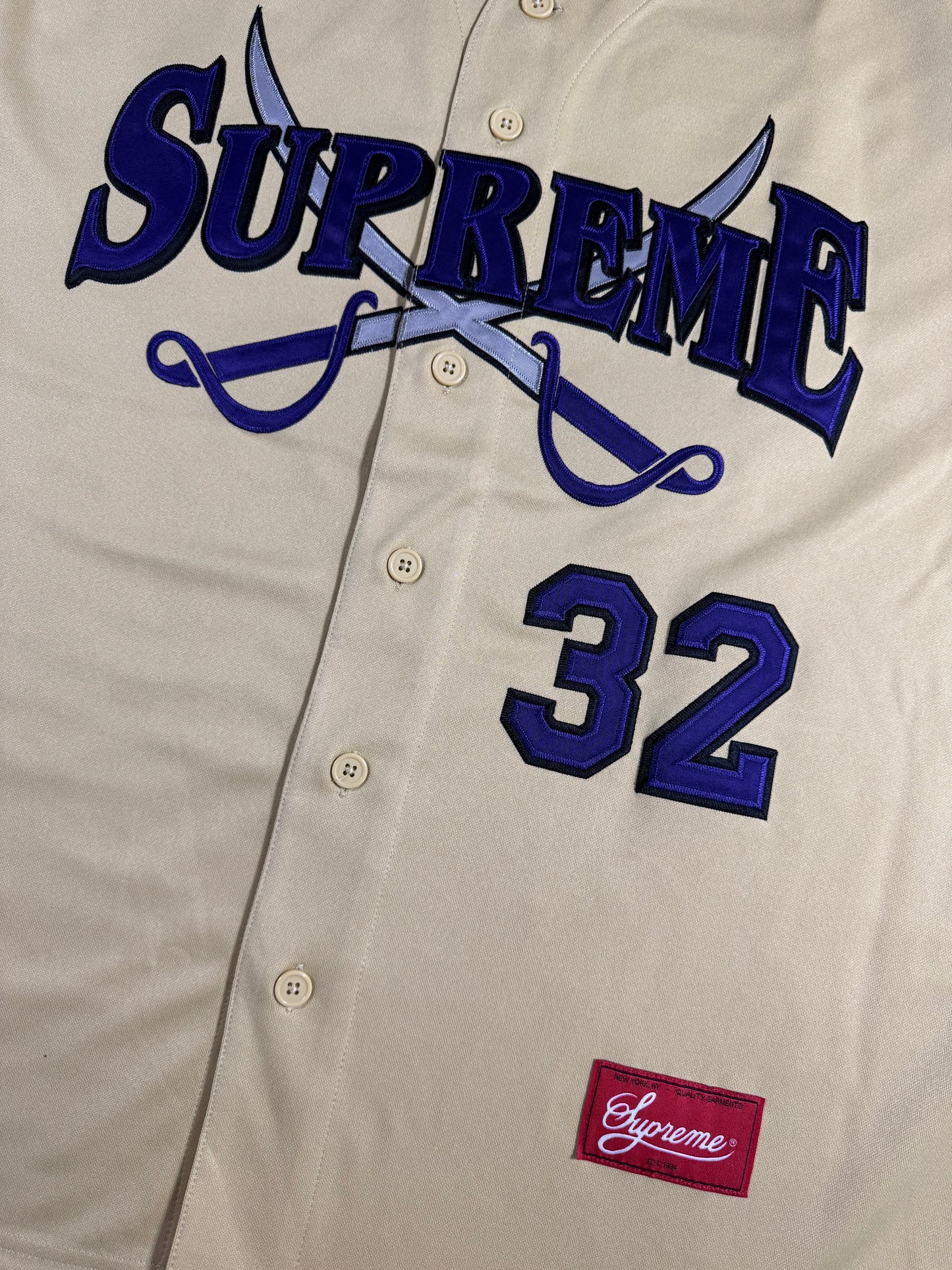 Supreme Swords Baseball Jersey