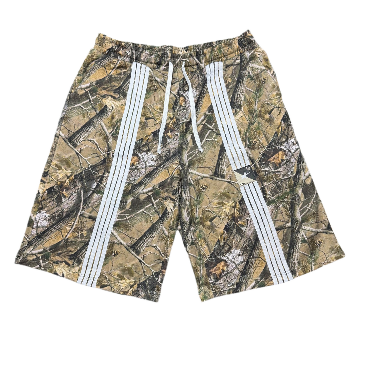 Azva Ghillie Camo Sweat Shorts