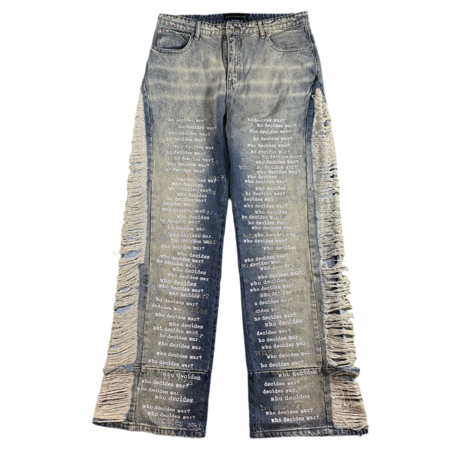 Who Decides War Ultra Flare Scripture Denim