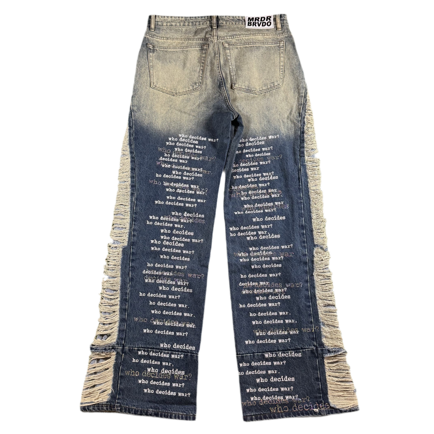 Who Decides War Ultra Flare Scripture Denim