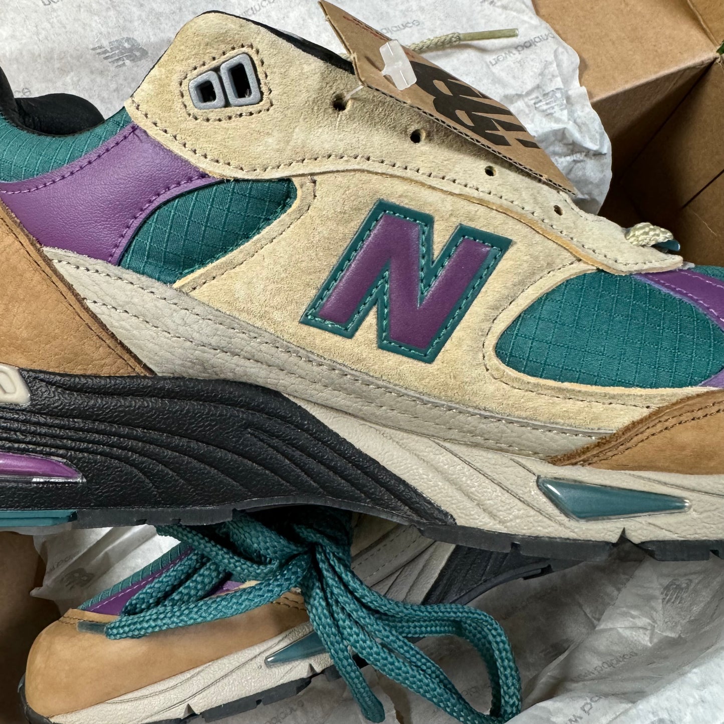 New Balance 991 Made in UK Palace Teal