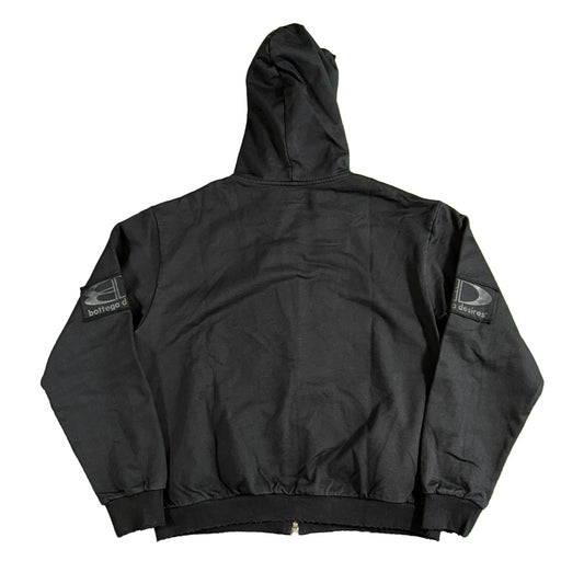 Bottega Desires Tech Jacket Black, Back