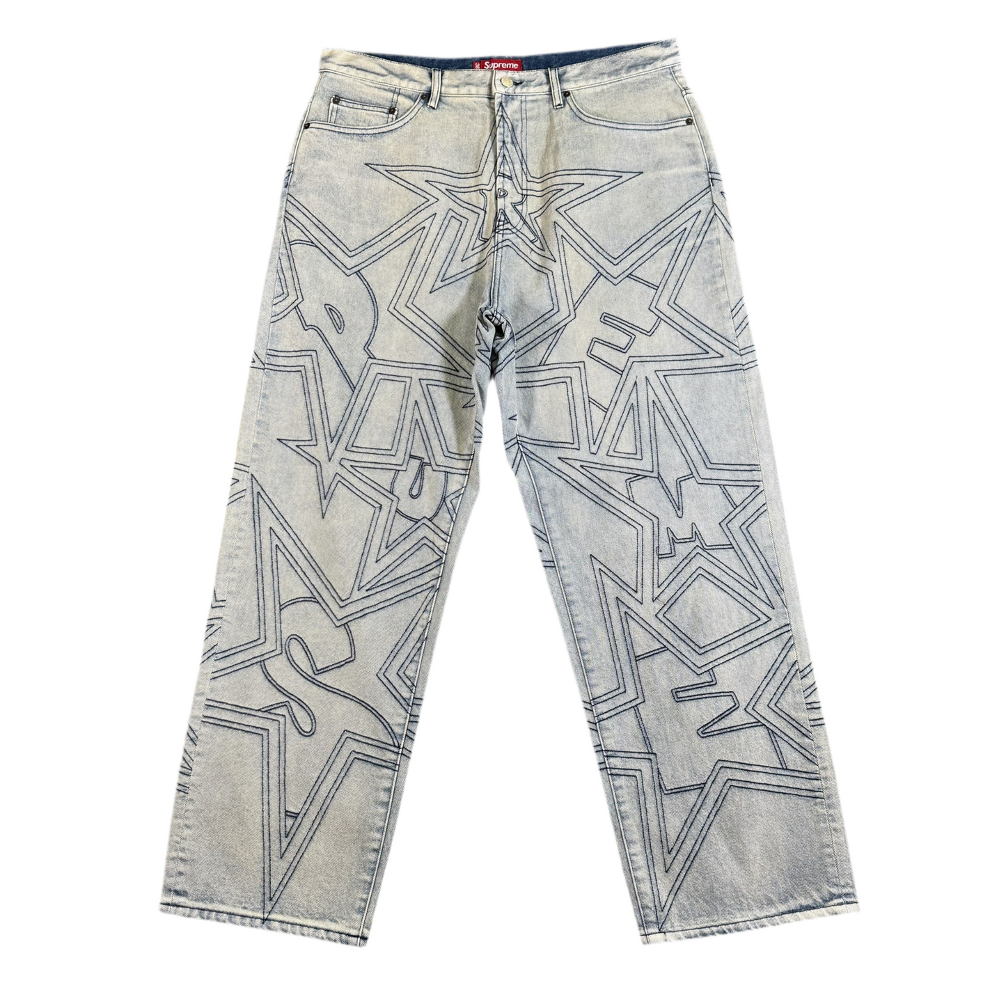 Supreme Stars Topstitch Jeans