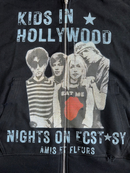 Amis Et Fleurs Kids In Hollywood Zip Up Hoodie