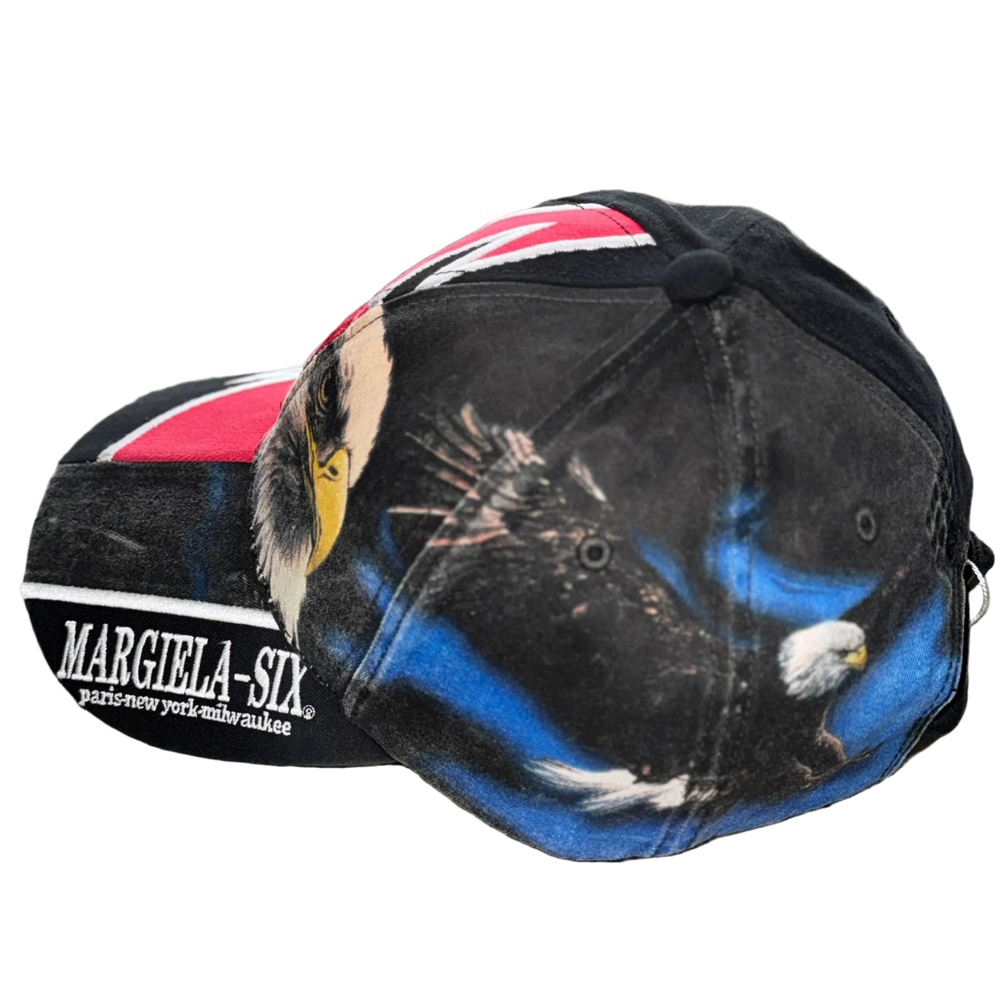 Supreme x Maison Margiela Black Split 6 Panel Hat