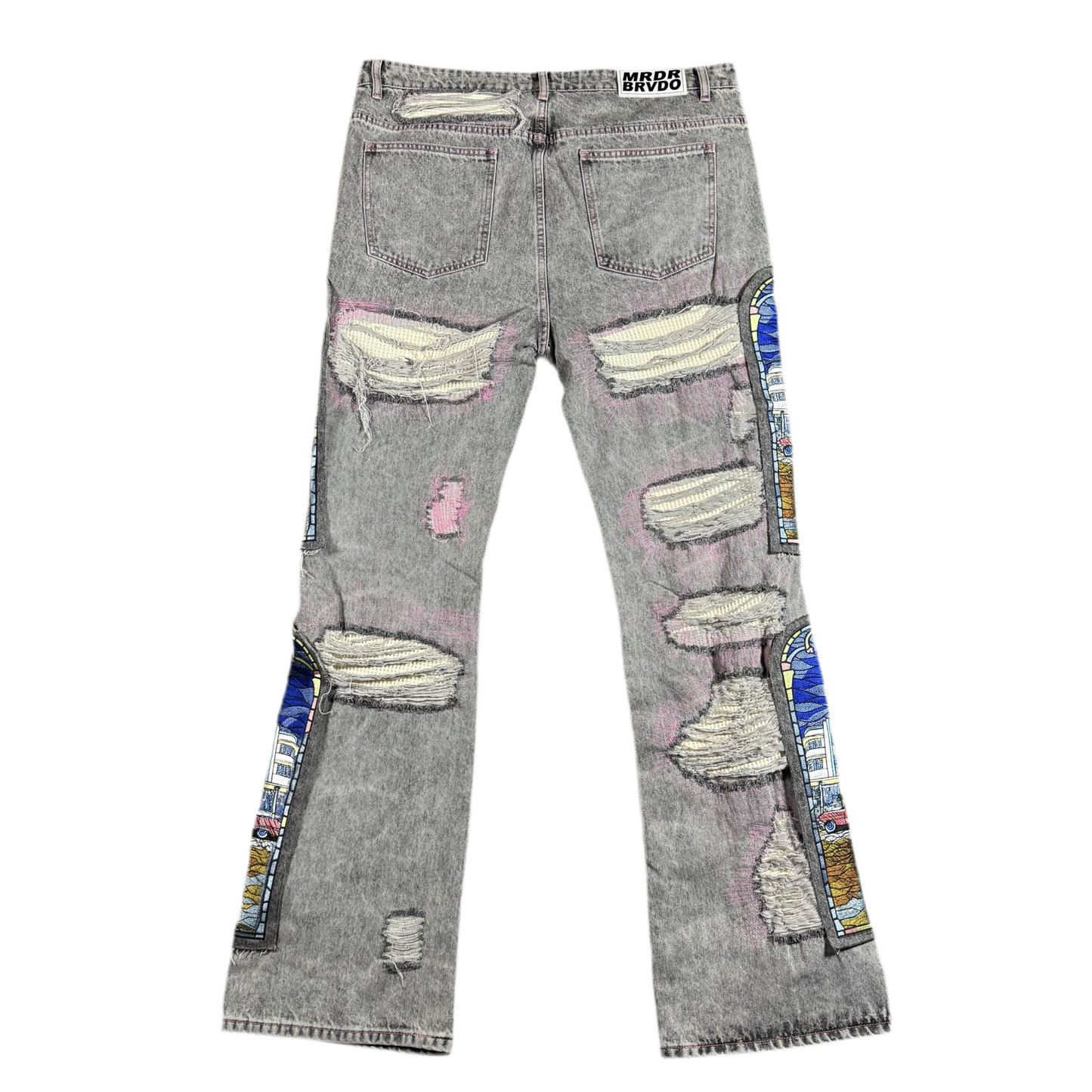 Who Decides War x POTN Stained Glass Jeans