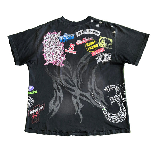 Hellstar Screaming Kid T-shirt, Back