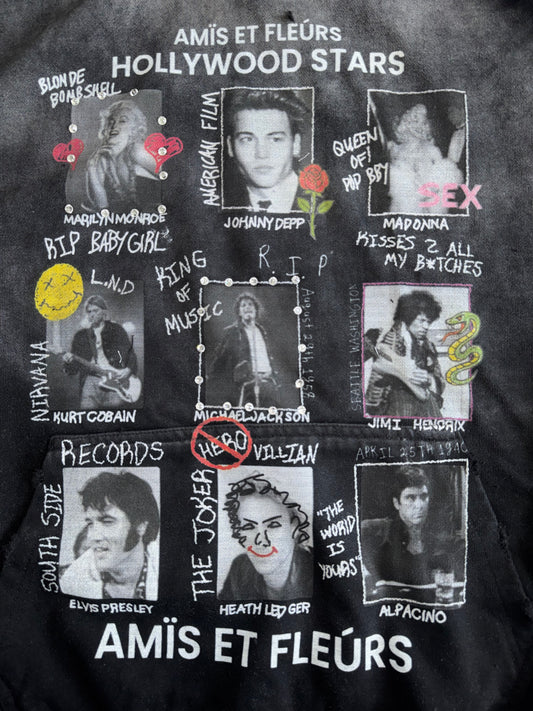 Amis Et Fleurs Hollywood Stars Hoodie
