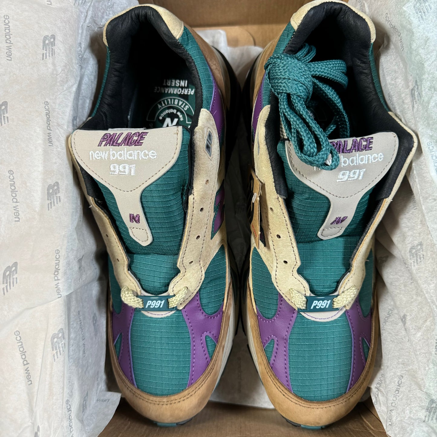 New Balance 991 Made in UK Palace Teal