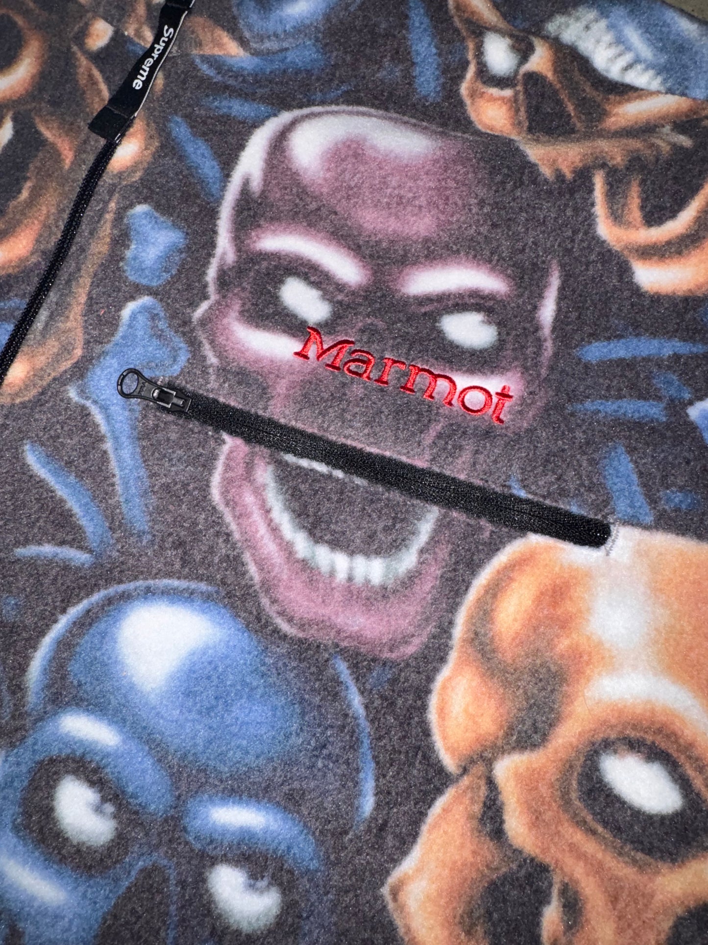 Supreme x Marmot Fleece Skull Pile Jacket