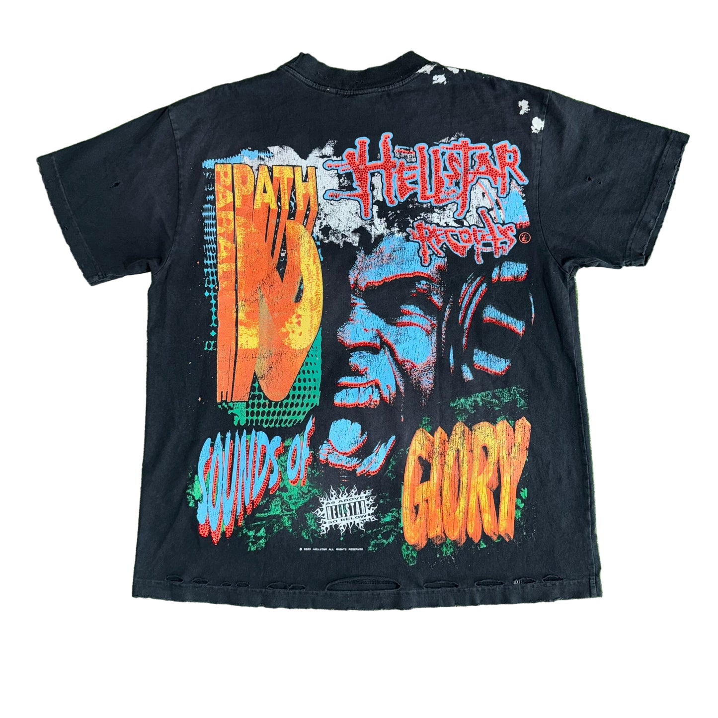 Hellstar Headphones T-shirt, Back