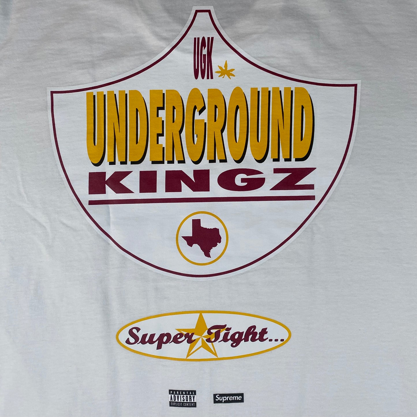 Supreme x UGK Super Tight Tee ‘White’