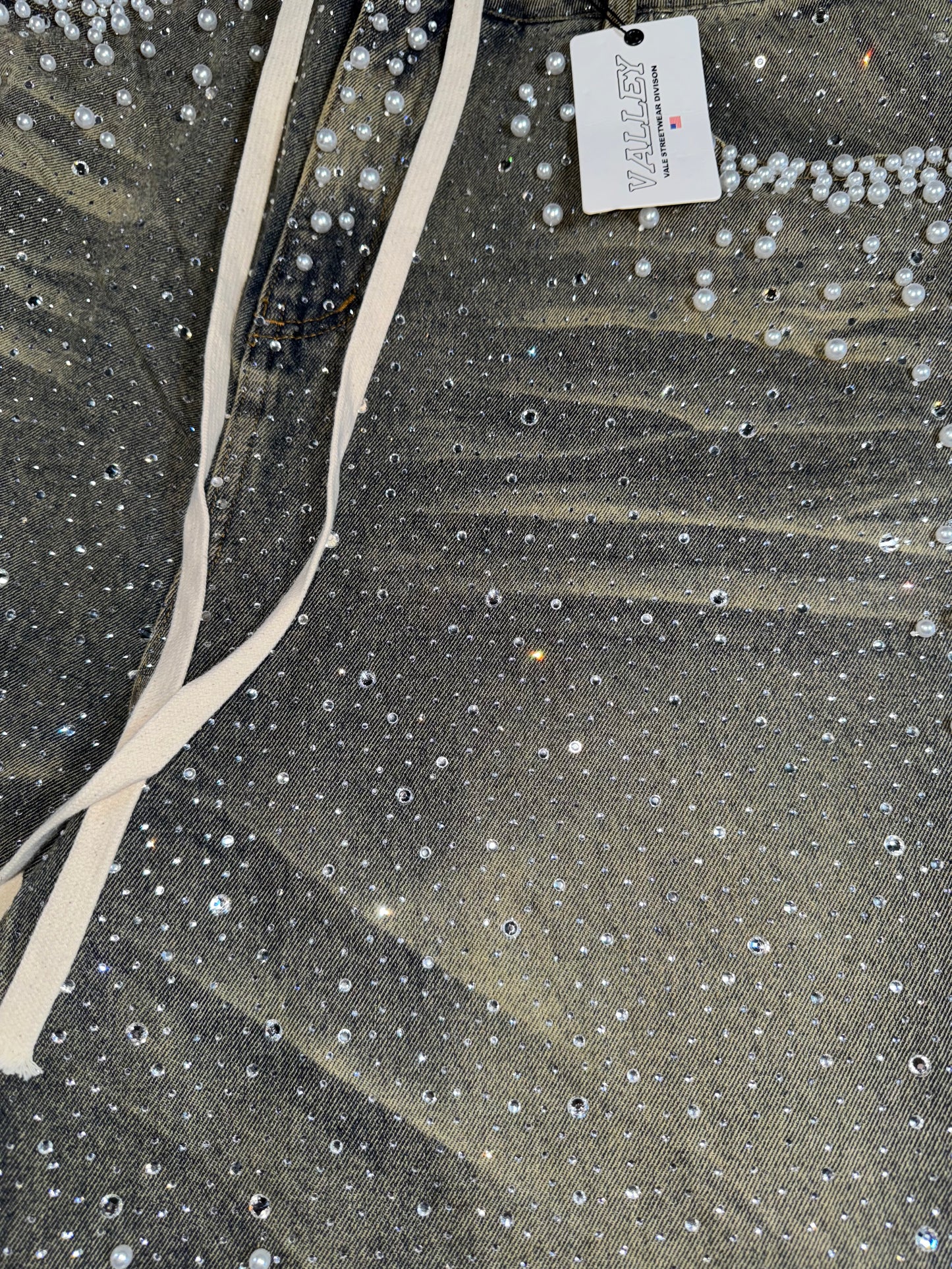 Vale Blue Rainstorm Jorts