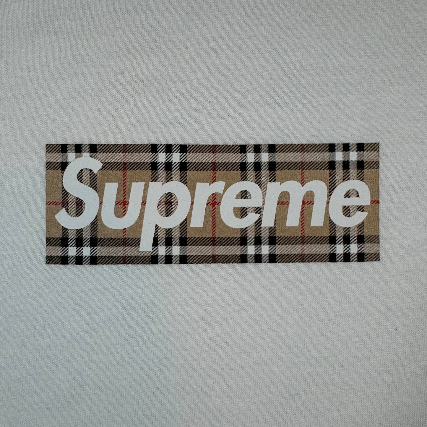 Supreme Burberry Box Logo T-shirt