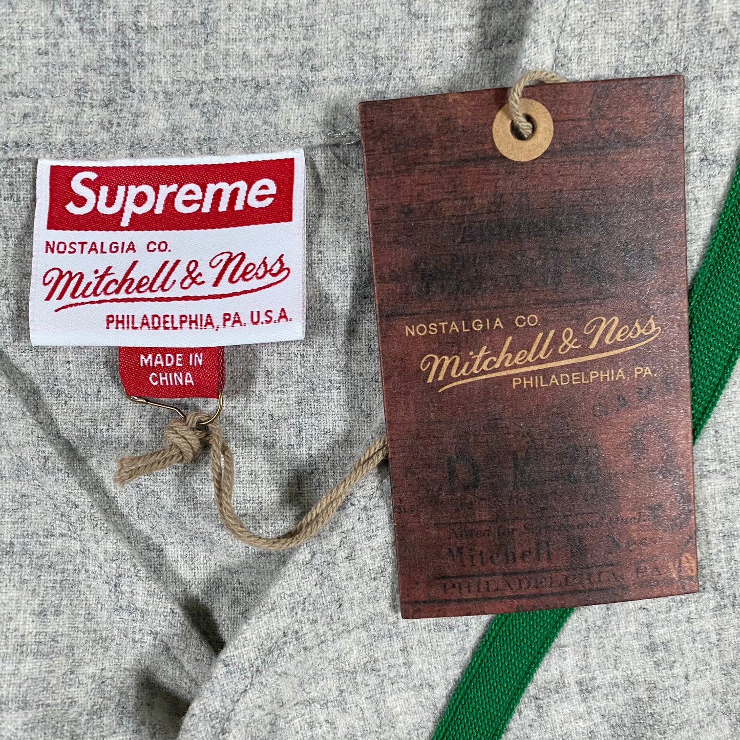 Supreme x Mitchell Ness Wool Baseball Jersey