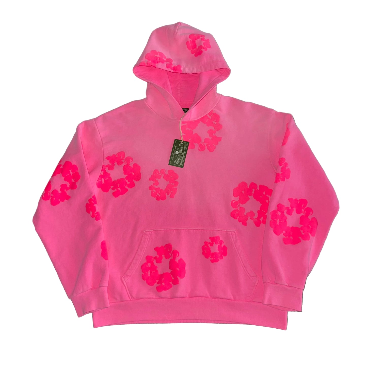 Denim Tears Mono Cotton Wreath Hoodie 'Pink’, Front