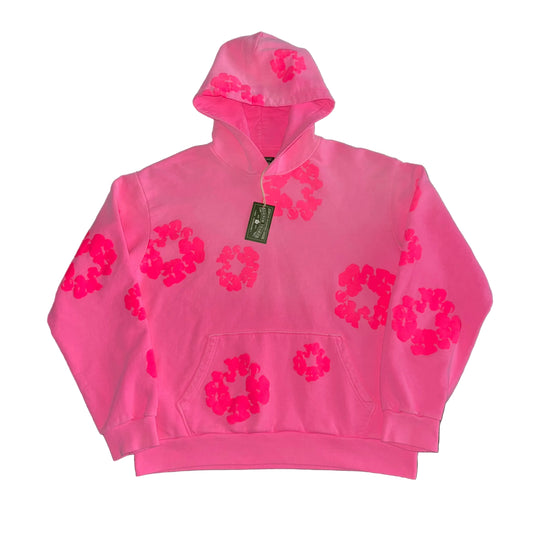Denim Tears Mono Cotton Wreath Hoodie 'Pink’, Front