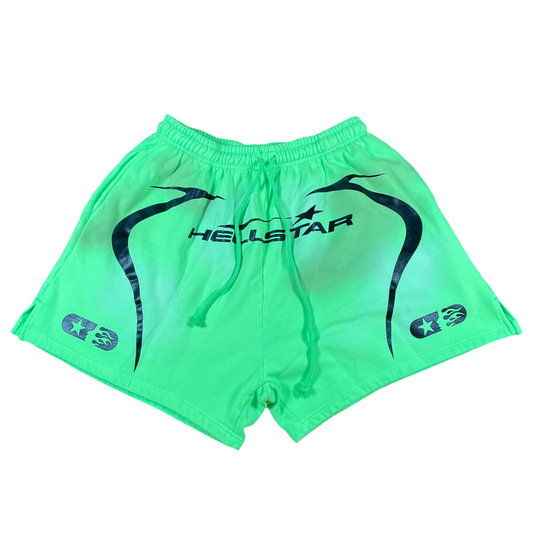 Hellstar Sports Green Sweat Shorts