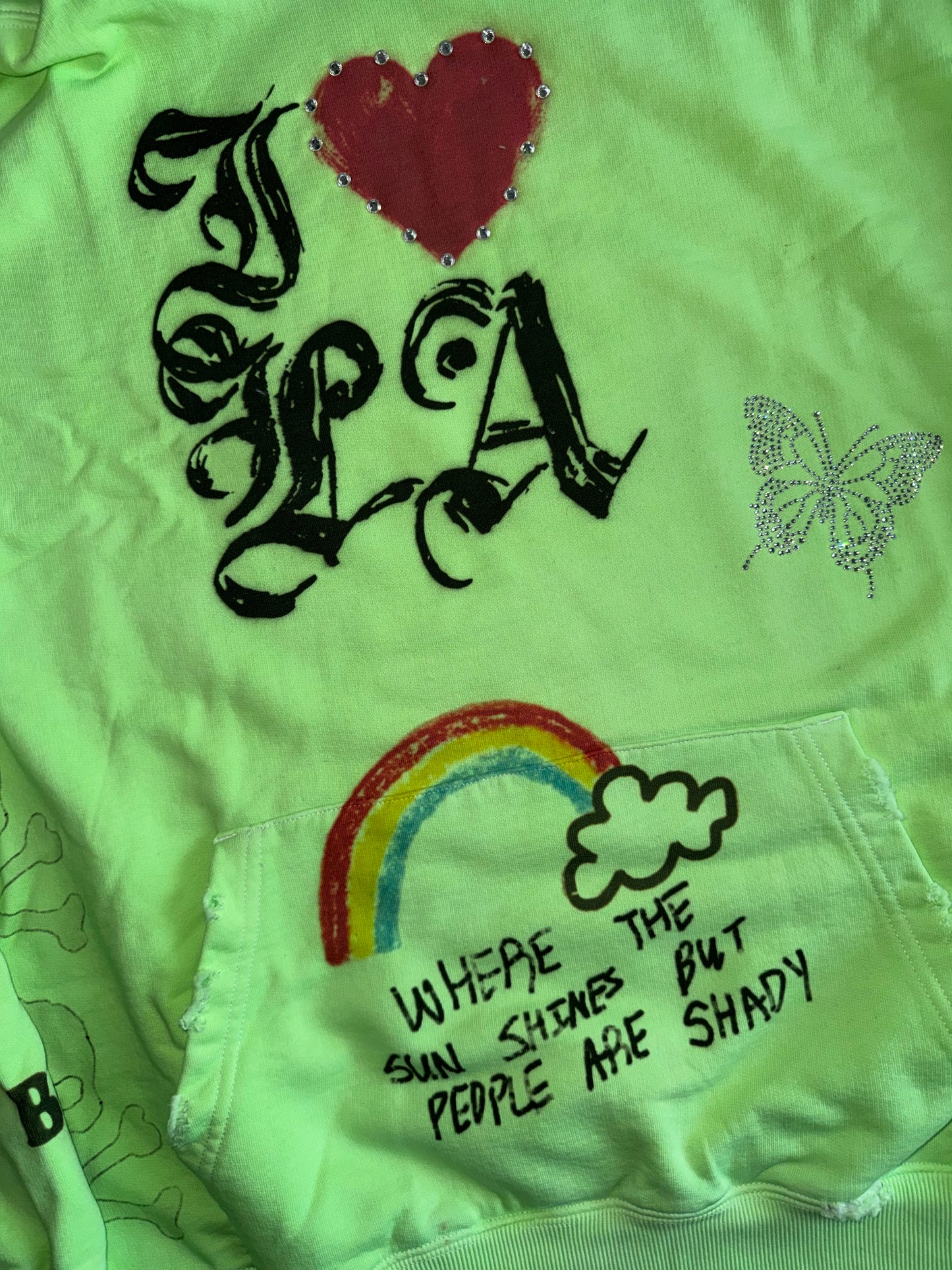 Amis Et Fleurs I Love LA Hoodie