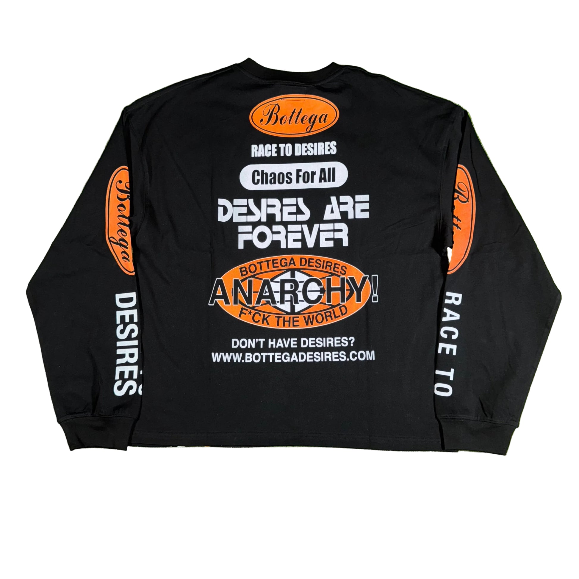 Bottega Desires Race To Desires Longsleeve, Back