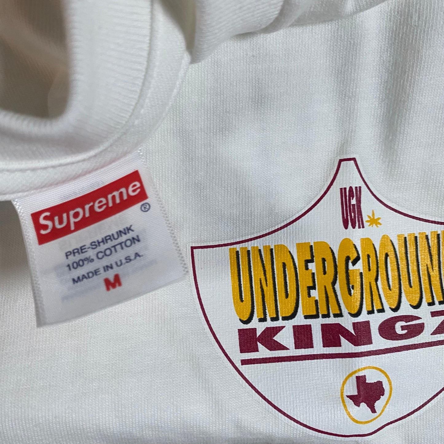 Supreme x UGK Super Tight Tee ‘White’