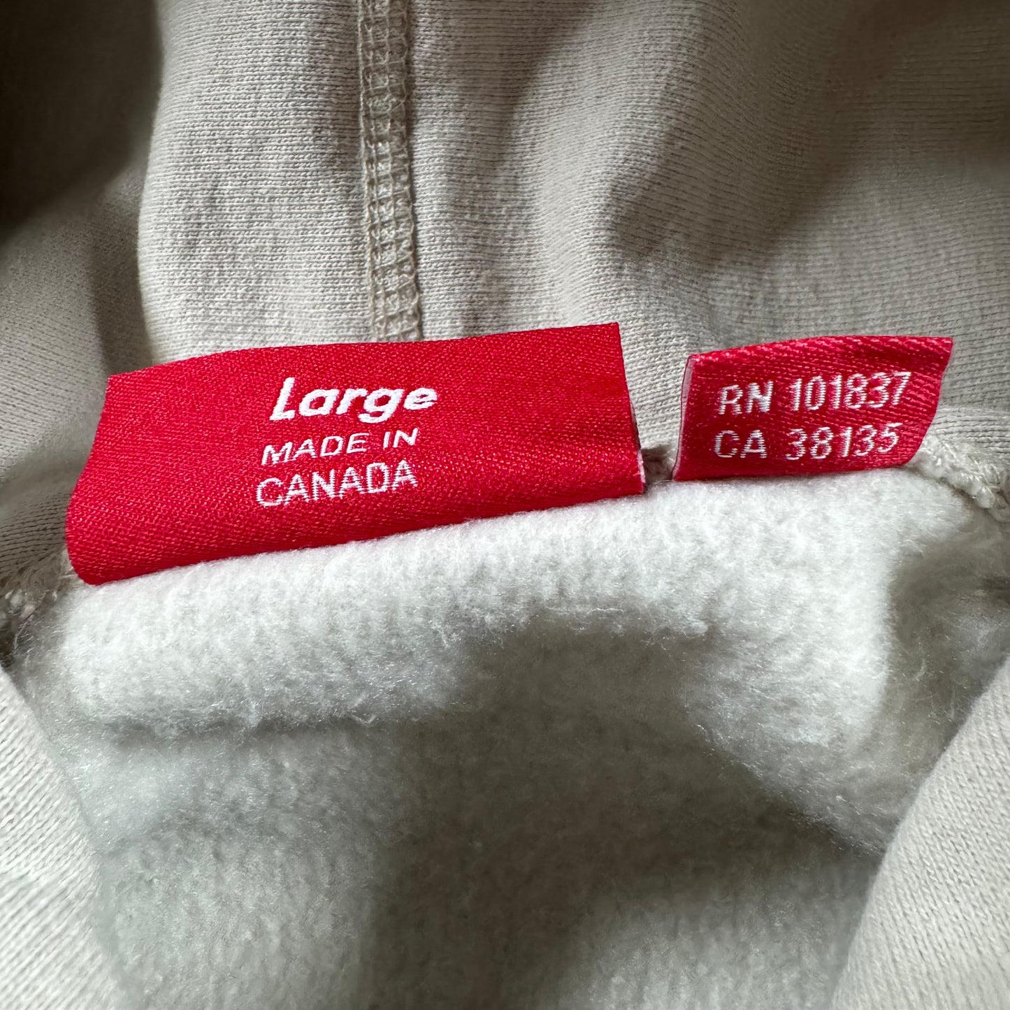 Supreme Box Logo Hoodie (Stone)