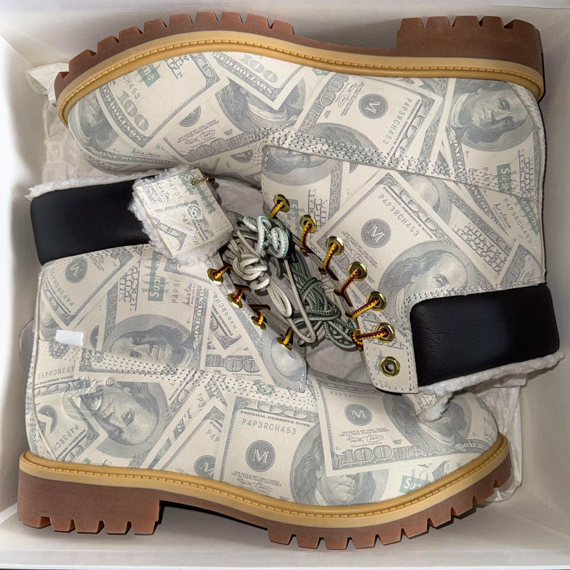 Timberland 6" Premium Waterproof Boot
Supreme x MM6 Maison Margiela $100 Bills, Front