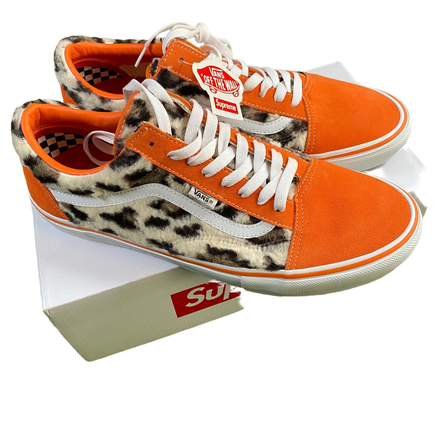 Supreme x Vans Leopard Print Low Top