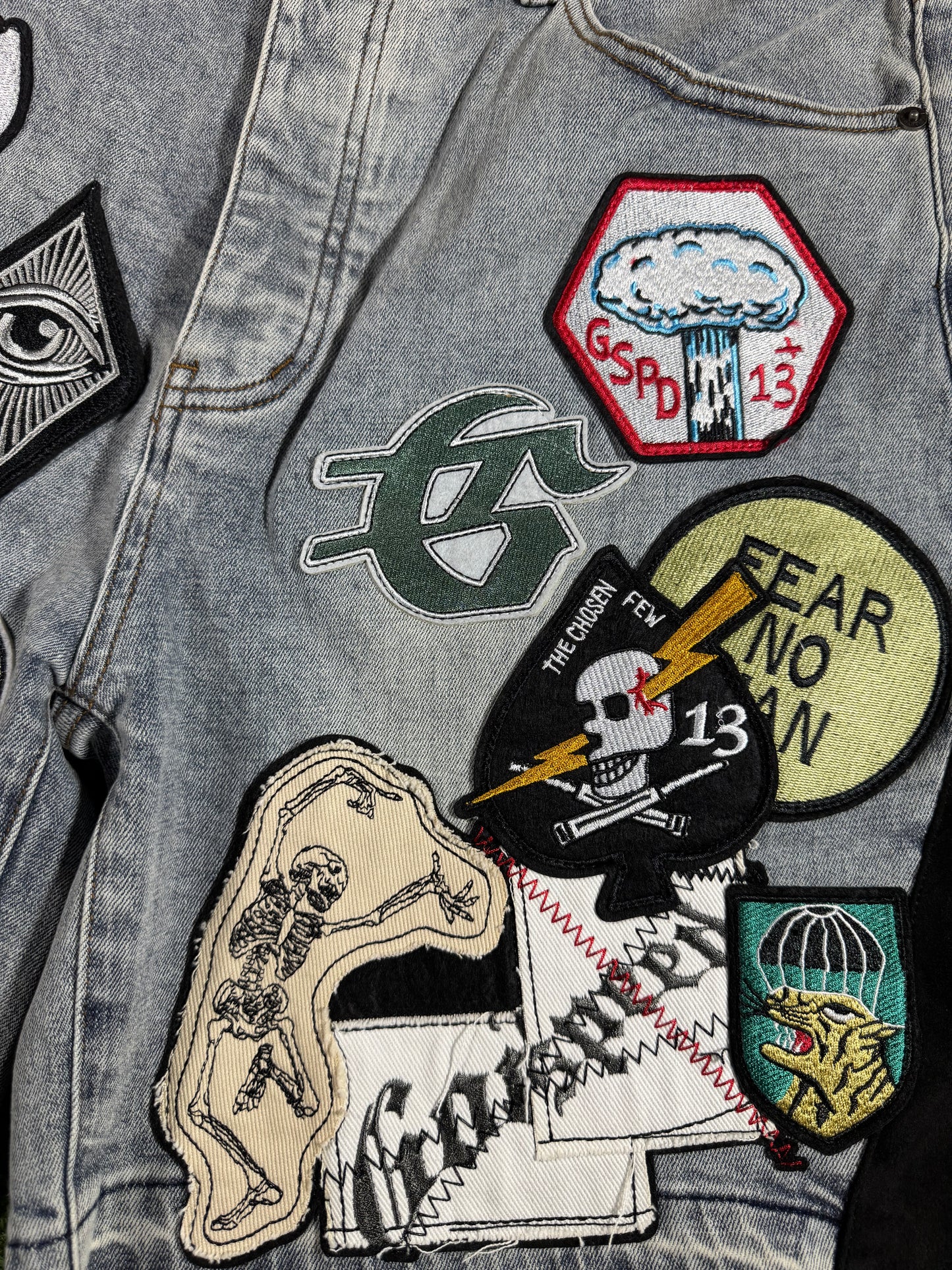 Godspeed Patchwork Denim Shorts V2