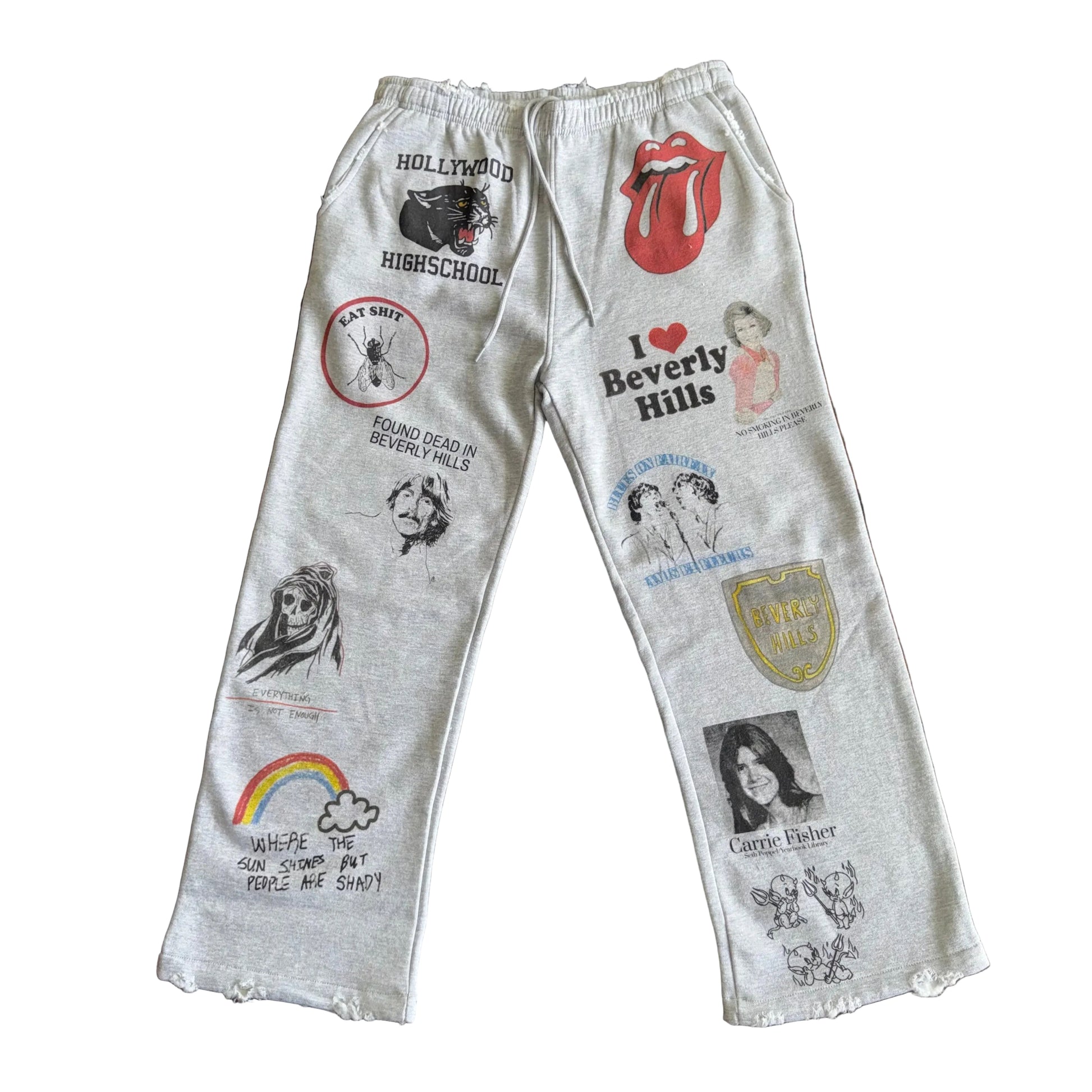 Amis Et Fleurs Sketch Sweatpants, Front