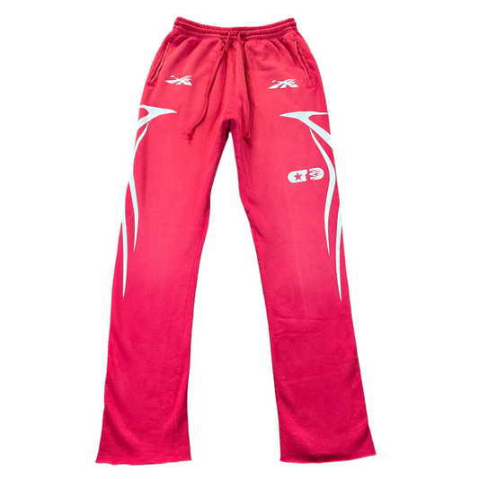 Hellstar Red Sports Sweatpants