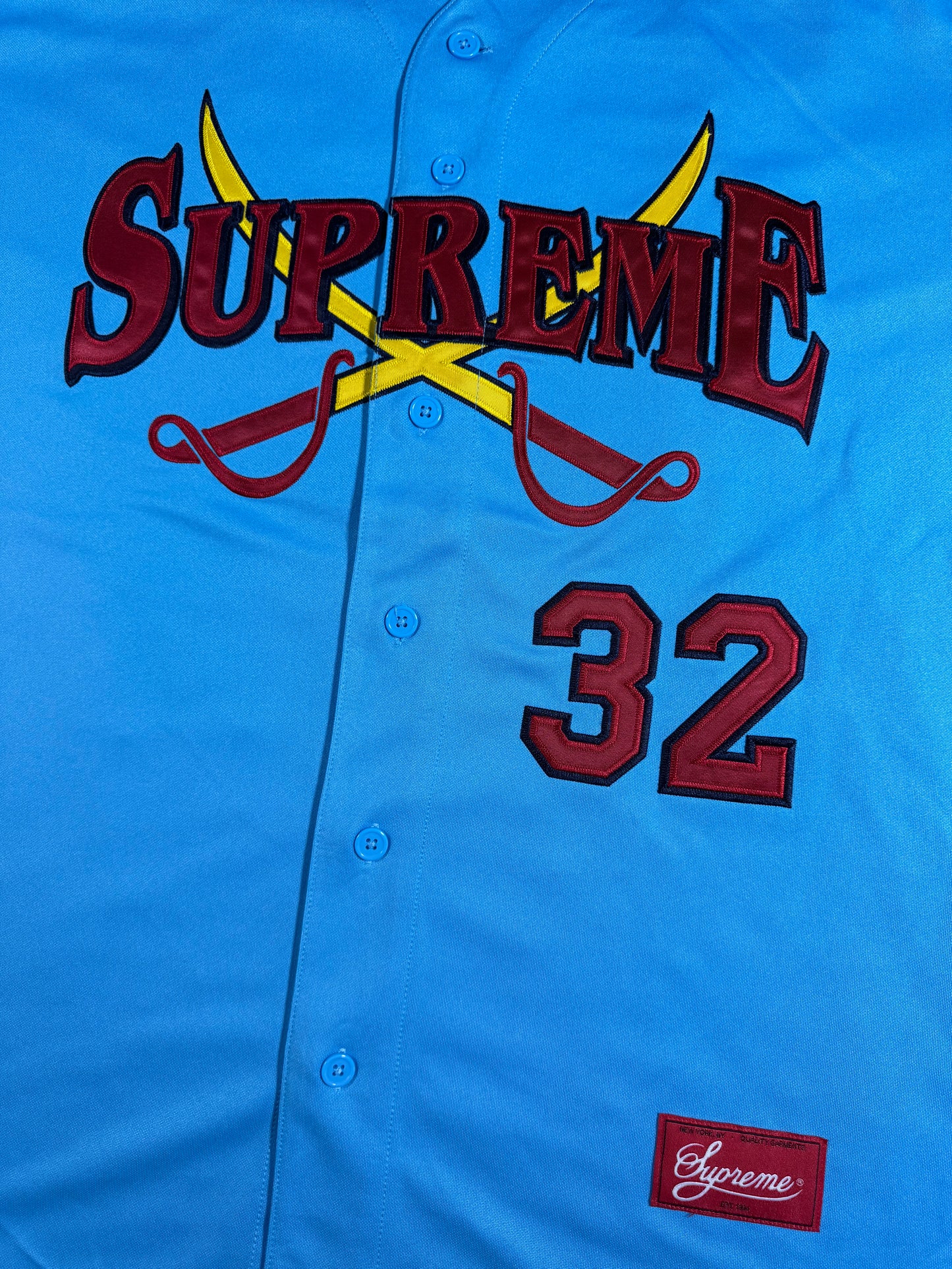 Supreme Swords Baseball Jersey