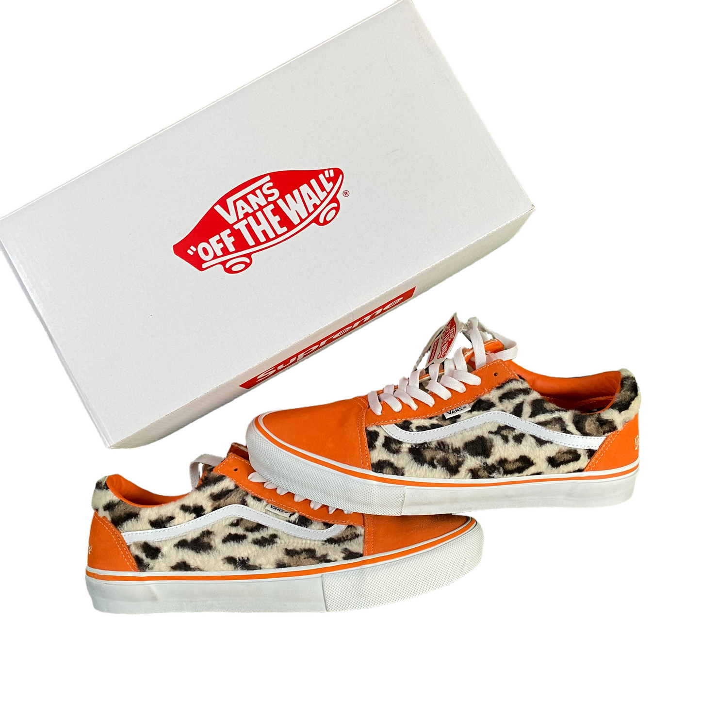 Supreme x Vans Leopard Print Low Top