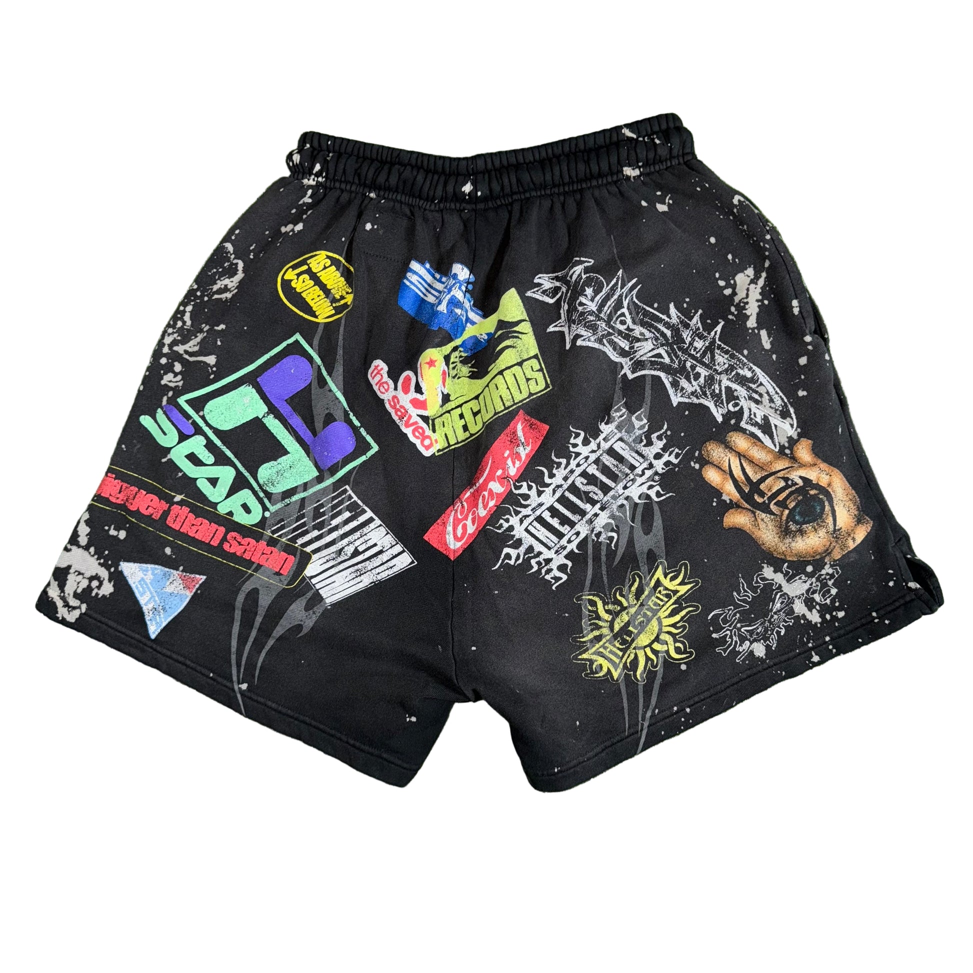 Hellstar Patch Shorts, Back