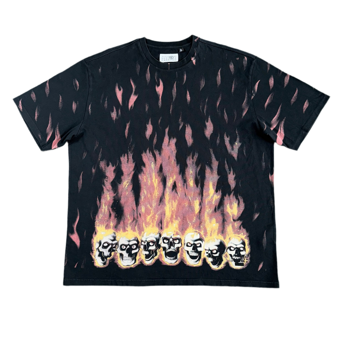 Supreme MM6 Maison Margiela Liquid Blue Oversized Tee, Front