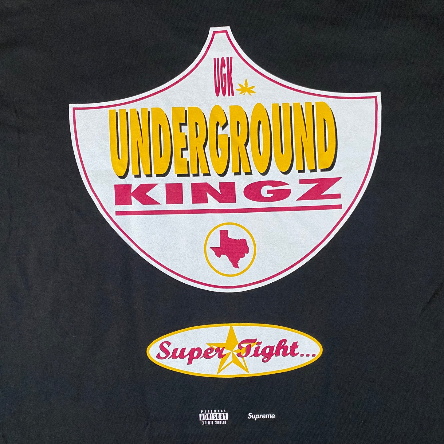 Supreme x UGK Super Tight Tee ‘Black’