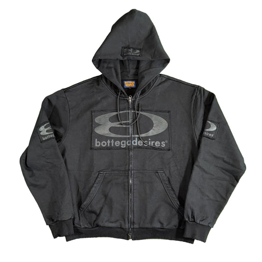 Bottega Desires Tech Jacket Black, Front