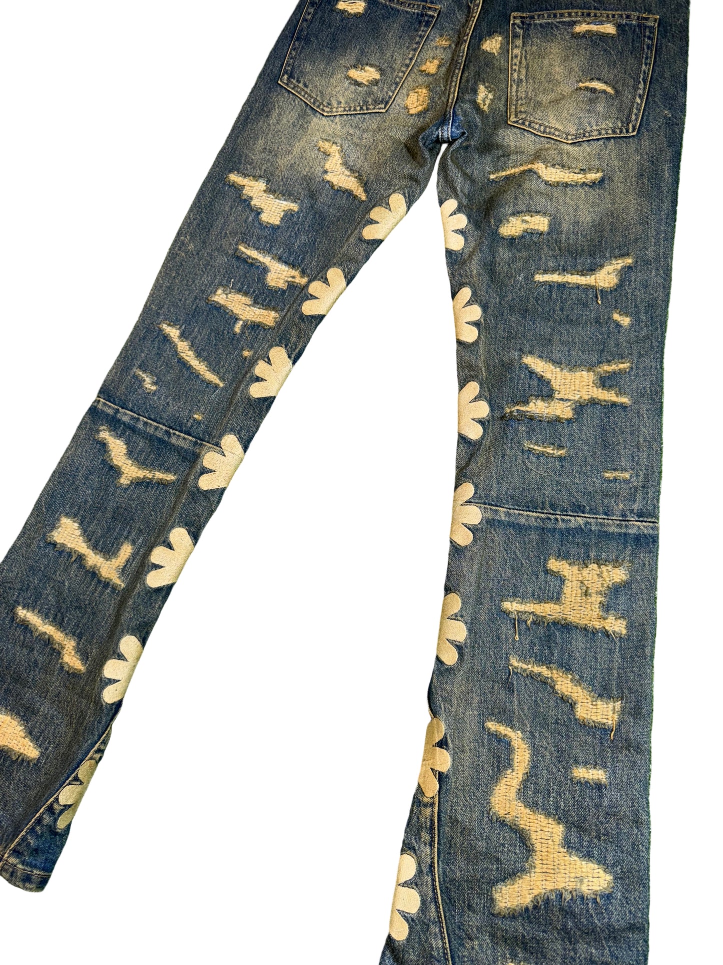 LostShdws Dstry Denim Jeans (Bone)