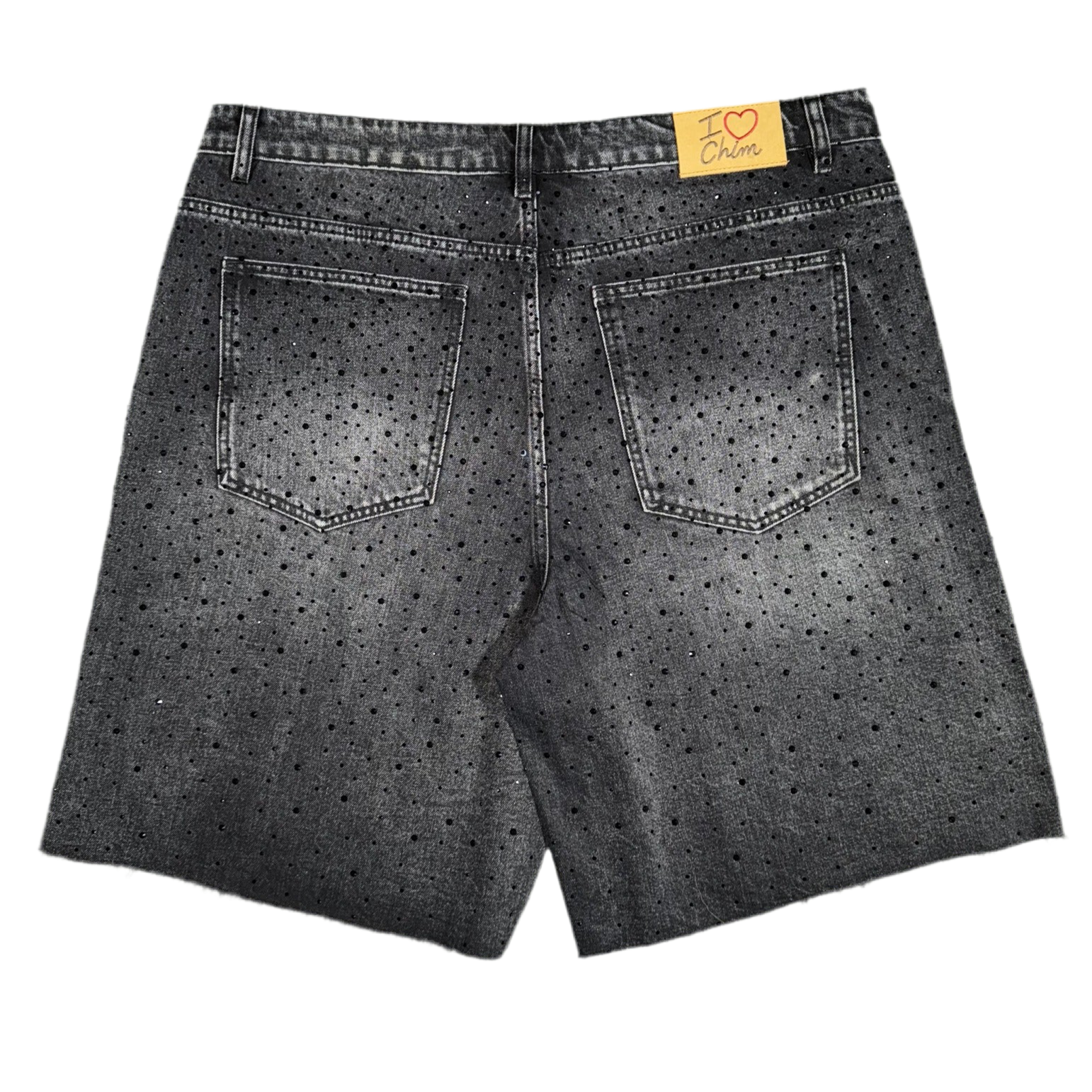 Happy Memories Don’t Die HMDD Black Billie Jean Shorts, Back