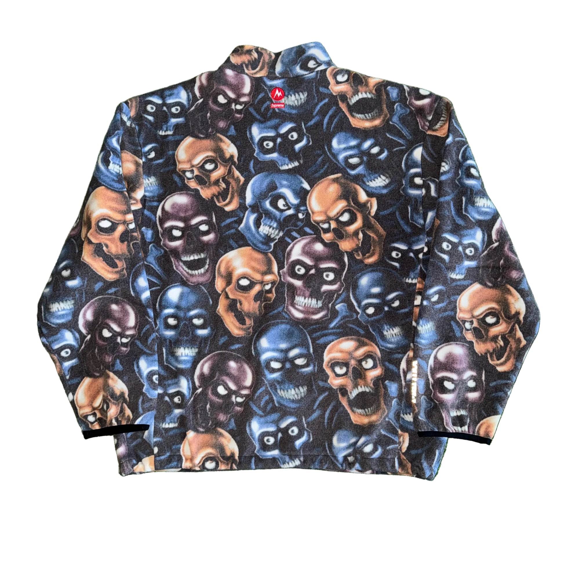 Supreme x Marmot Fleece Skull Pile Jacket, Back