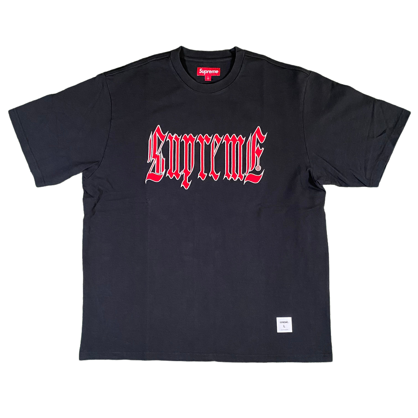 Supreme Old English S/S ‘Black’