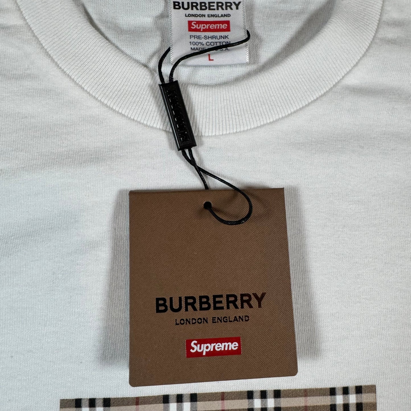 Supreme Burberry Box Logo T-shirt