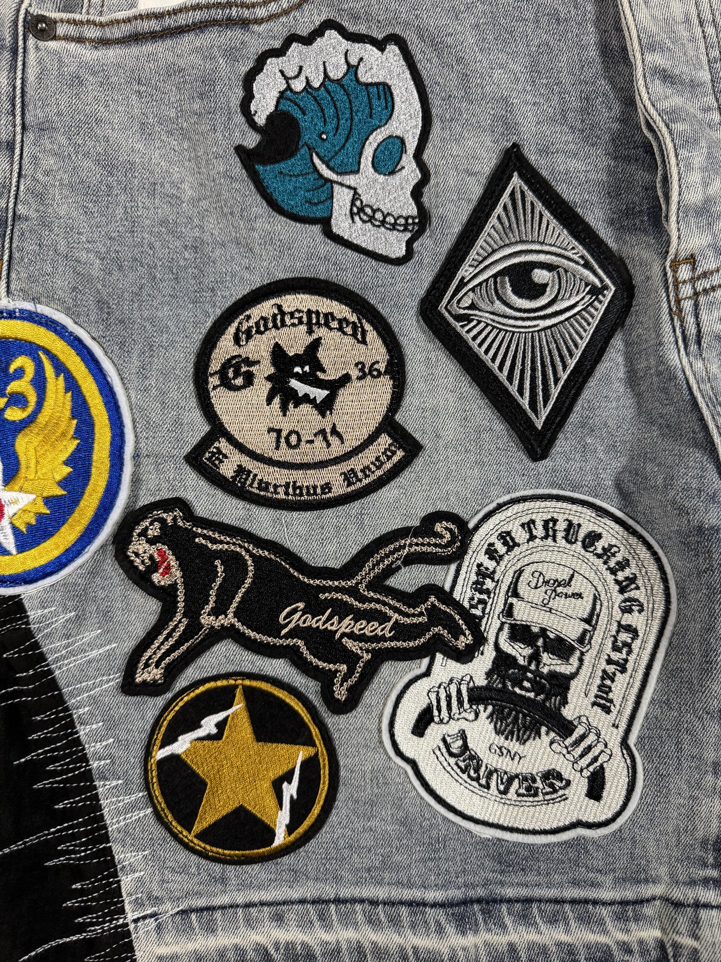 Godspeed Patchwork Denim Shorts V2