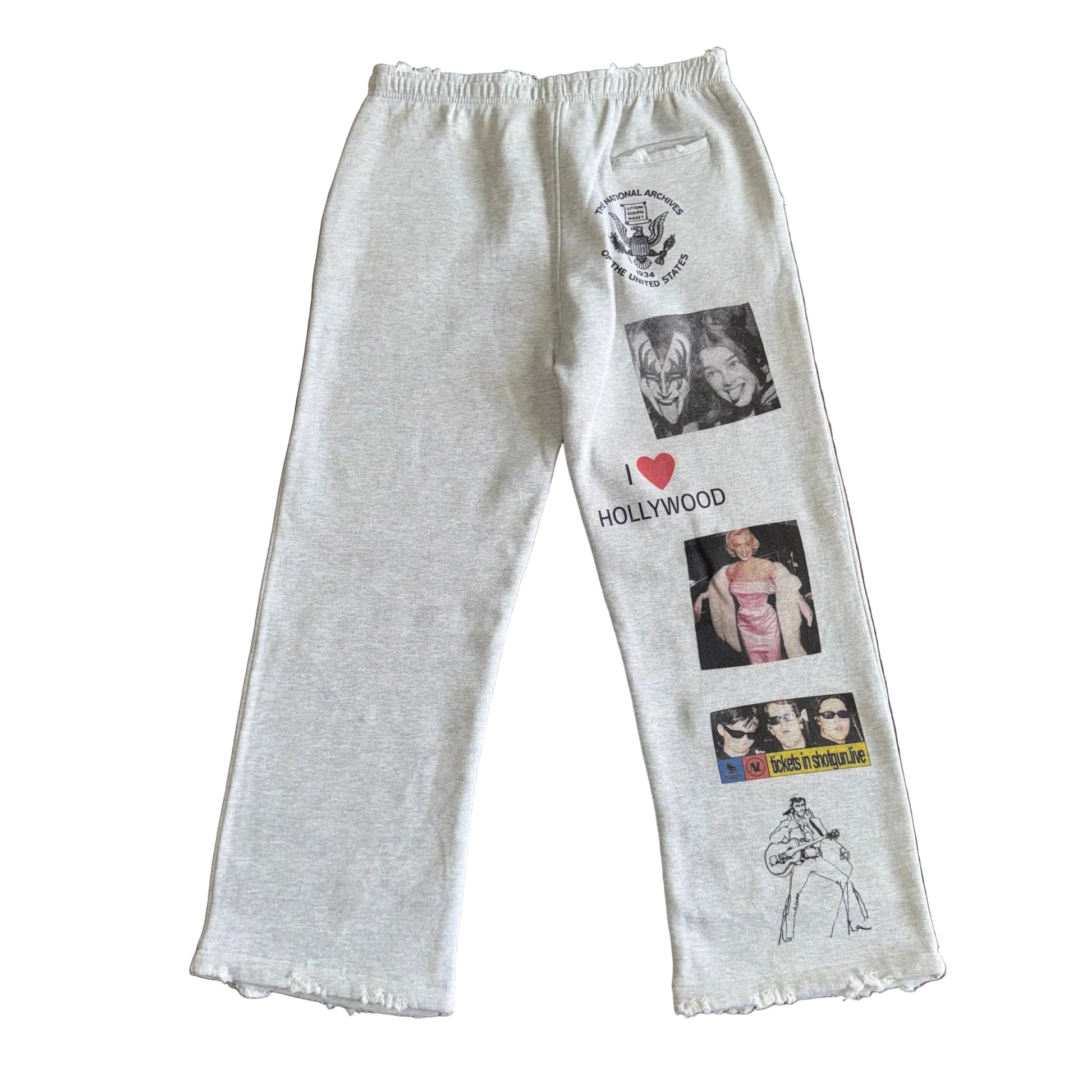 Amis Et Fleurs Sketch Sweatpants, Back