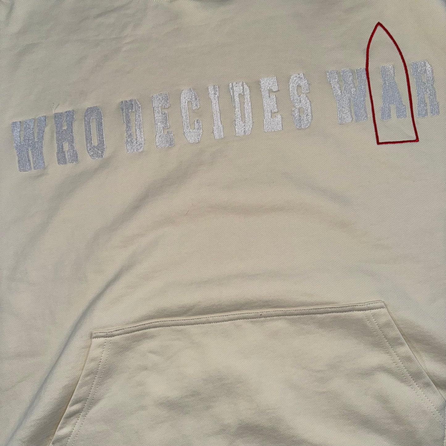 Who Decides War Glass Logo Hoodie