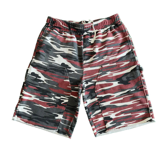 Supreme Double Knee Painter Shorts, Front