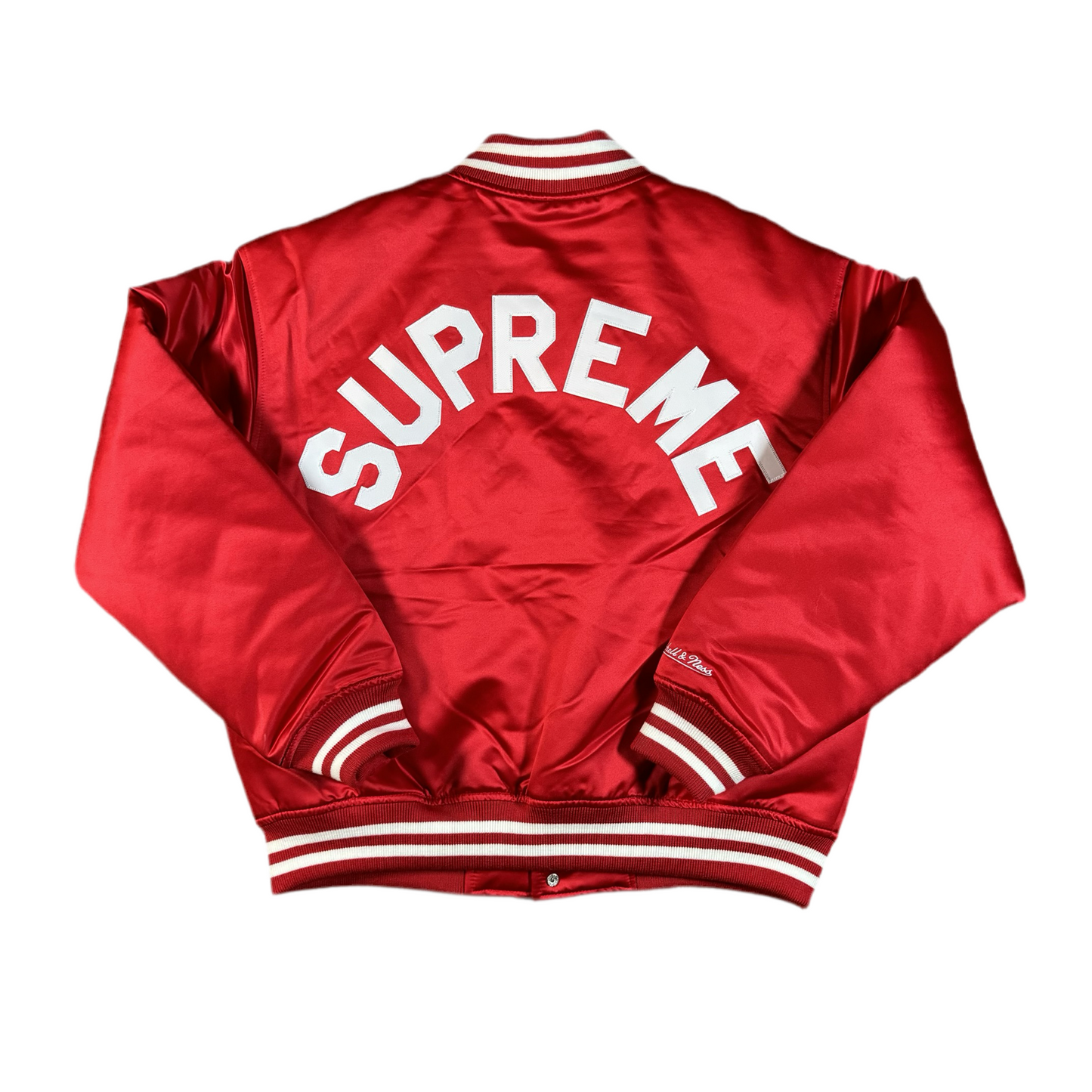 Supreme x Mitchell & Ness Satin Varsity Jacket