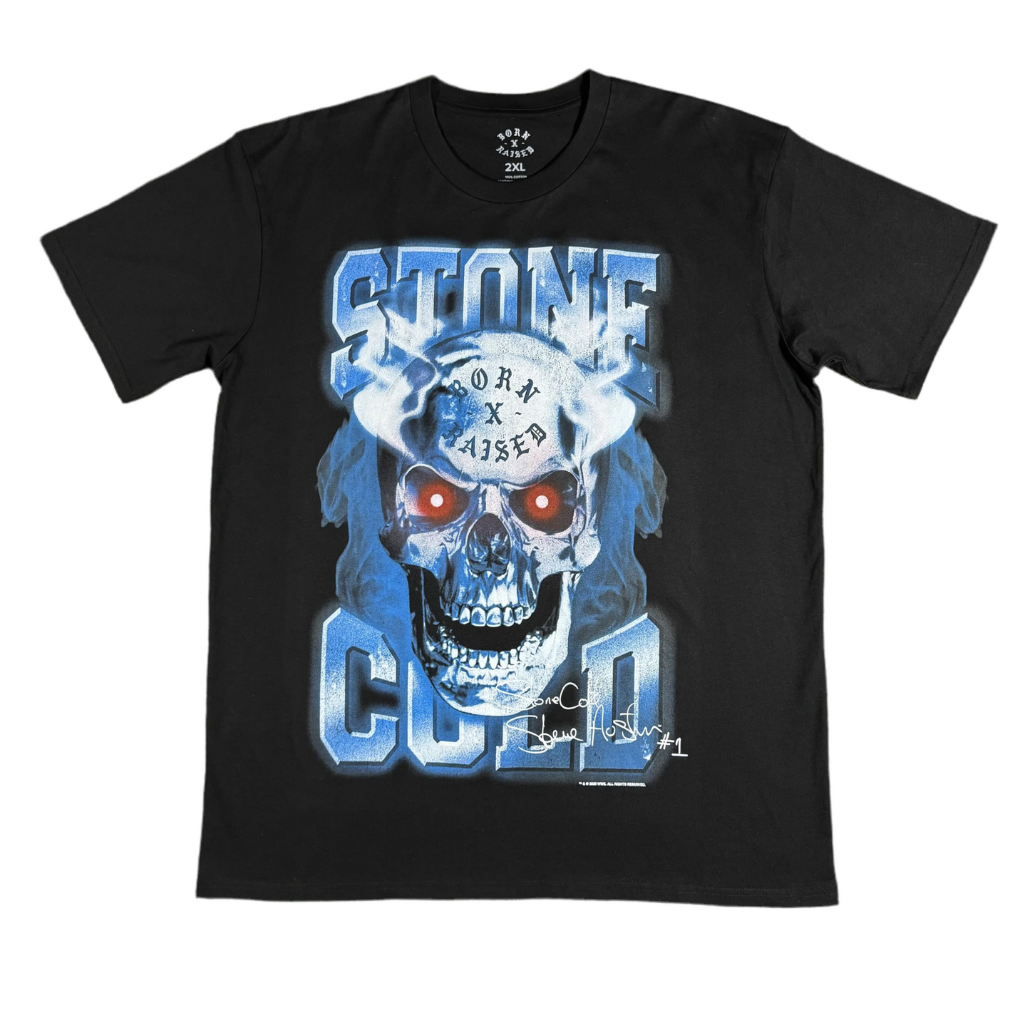 Born x Raised WWE Stone Cold T-shirt, Front