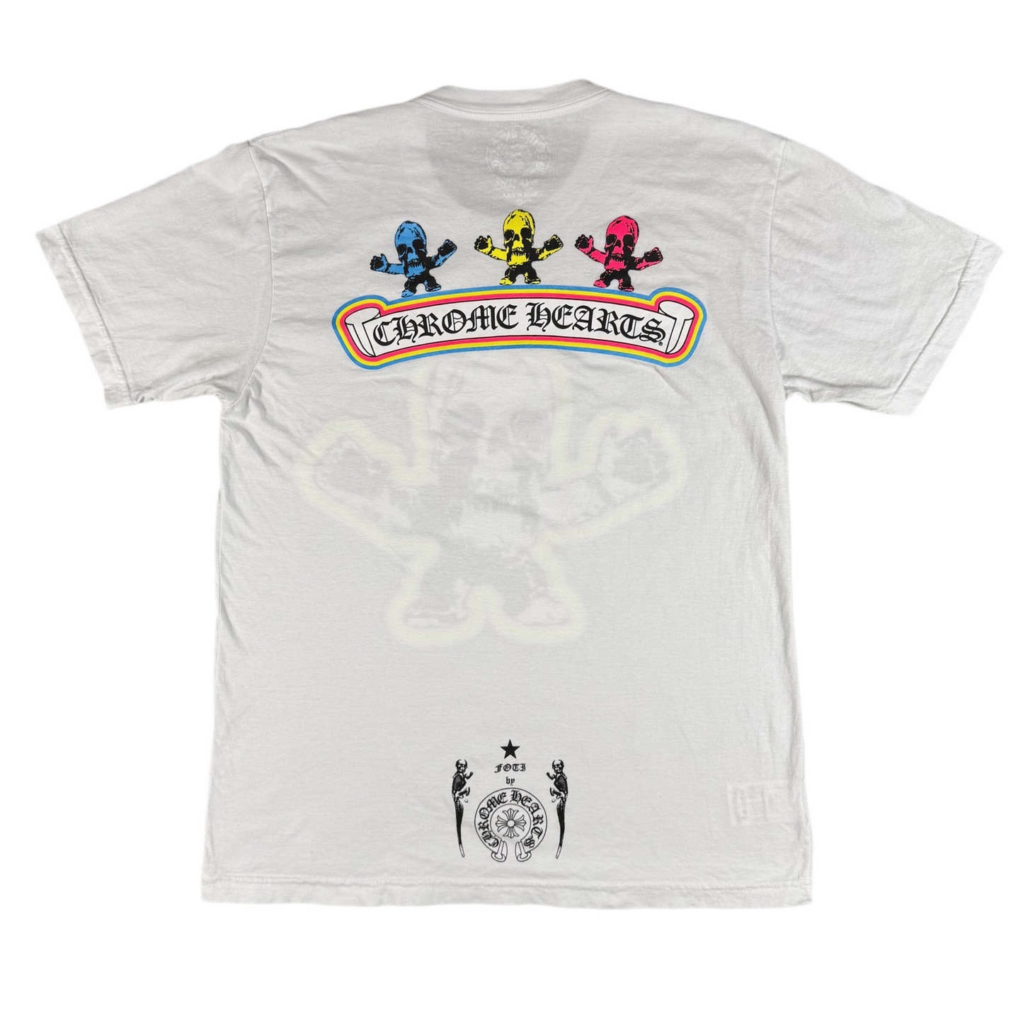 Chrome Hearts Foti Rainbow Skull Tee