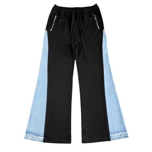Bottega Desires Rockstar Denim Sweatpants, Front
